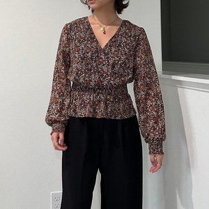 70s, Daisy Jones-inspired, Flowy Blouse
